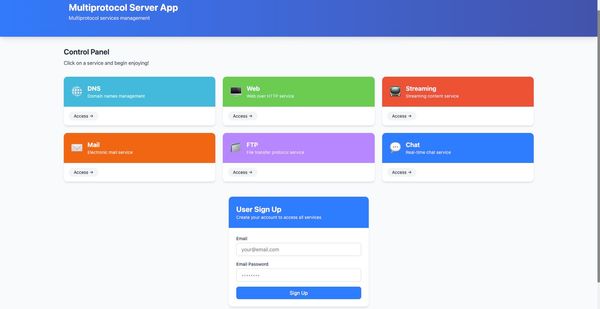 Multiprotocol Server App